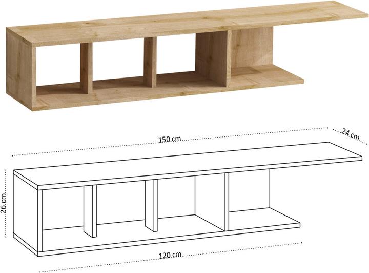 Produktbild Kalune Design Martha (150 x 24 x 26 cm)