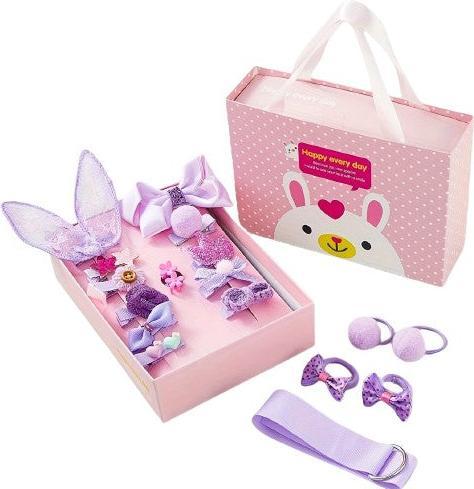 Activity Board 18 Stück Haarspangen-Set Kleinkind Mädchen, Haarschmuck Mädchen, Haarspangen mit Geschenkbox (18 Stk.)