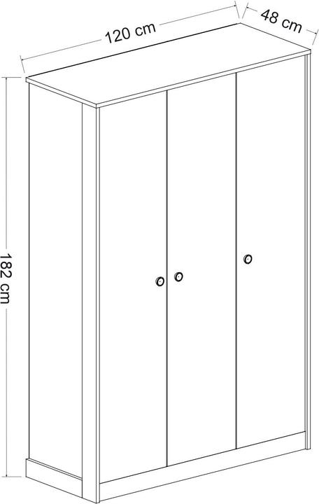 Immagine prodotto Homitis Matteo (120 x 48 x 182 cm)
