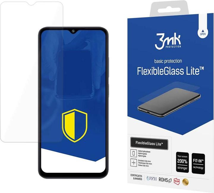 Actual product image 3MK FlexibleGlass Lite Xiaomi Poco M5 Szkło Hybrydowe Lite (1 Piece, Xiaomi Poco M5)