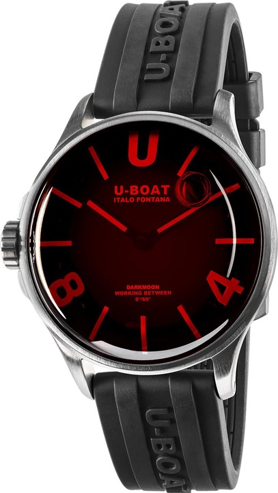 Produktbild U-Boat 9305 Darkmoon SS Red Glass Herrenuhr 40mm 5ATM (Analoguhr, 40 mm)