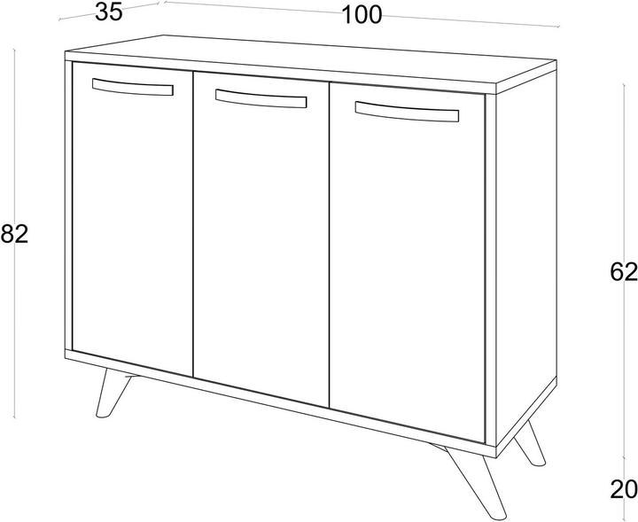 Produktbild Homitis Sunny (100 x 35 x 82 cm)