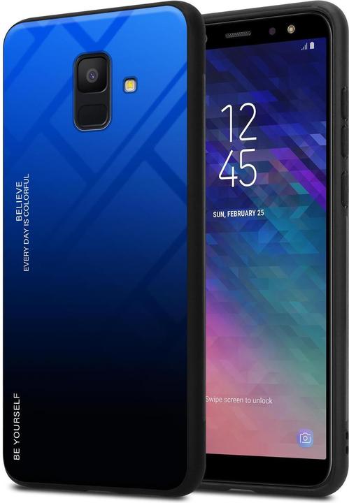 Actual product image Cadorabo TPU 2 colors glass cover (Samsung Galaxy A6)