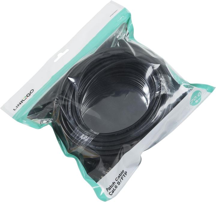 Image du produit Link2Go Câble réseau (SF/UTP, CAT6, 20 m)