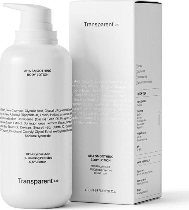 Produktbild Transparent Lab AHA Smoothing Body Lotion (Körperlotion, 400 ml)