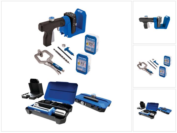 Actual product image Kreg Pocket Hole Jig 520 PRO Pocket Hole Drilling Jig + Base Station + Step Drill + Bit + Schrau
