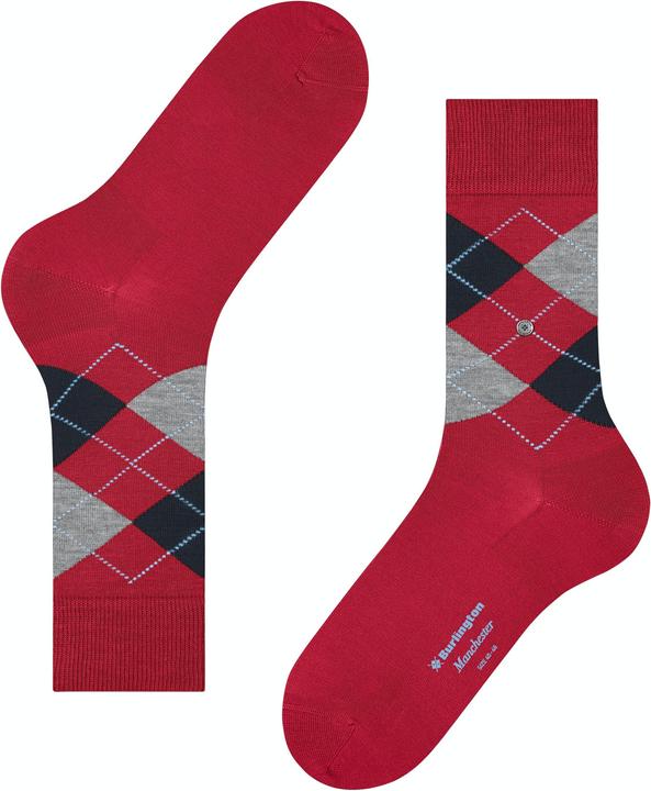 Actual product image Burlington Socken "Manchester" dunkelrot (Single pack, 40 - 46)