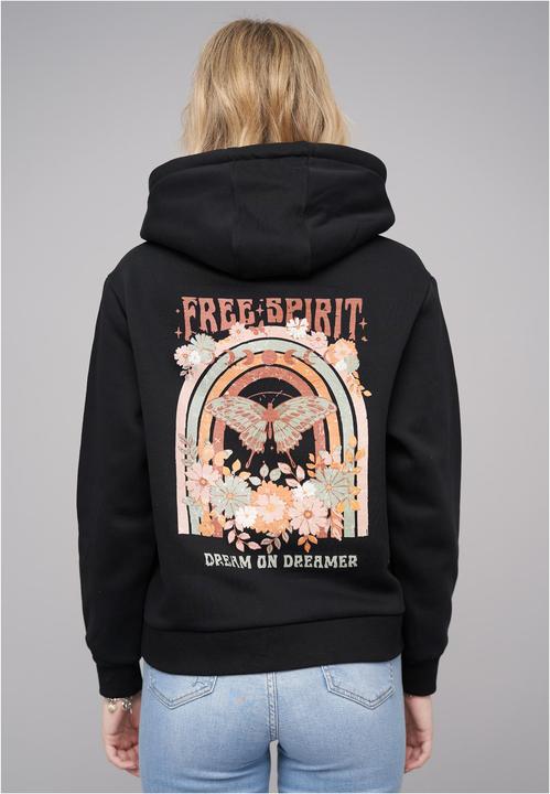 Produktbild Merchcode Ladies 77 Free Spirit Black Everyday Hoodie - 187599 (S)
