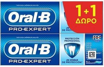 Oral-B Toothpaste Pro Expert Professional Protection 2 X 75 Milliliters, 1+1 Free