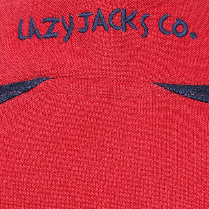 Actual product image Lazy Jacks Mens Contrast Panel Pique Sweatshirt (L)