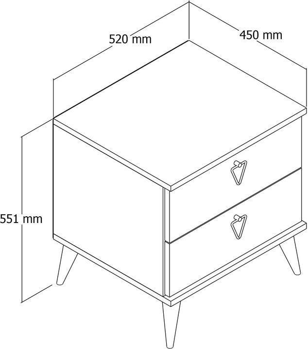 Image du produit Kalune Design Maximiliano (52 x 45 x 55.10 cm)