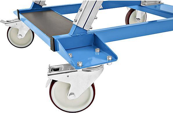 Produktbild eurokraft pro Mobile Podestleiter PREMIUM (Plattformleiter, 131 cm)