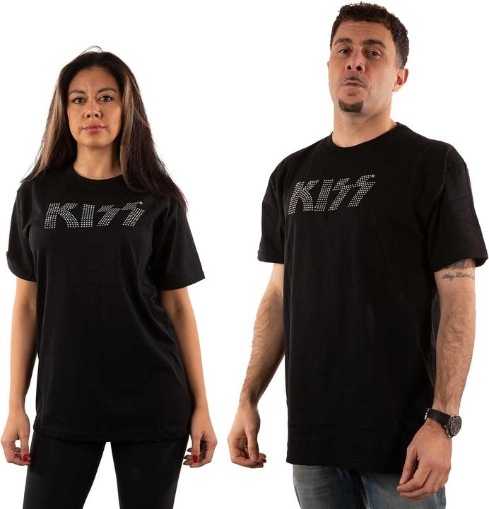 Produktbild KISS TShirt mit Diamante Logo Erwachsene (XL)