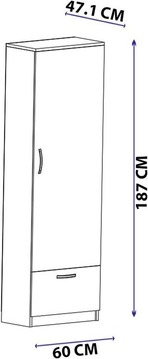 Produktbild Kalune Design Josephine (60 x 47 x 187 cm)