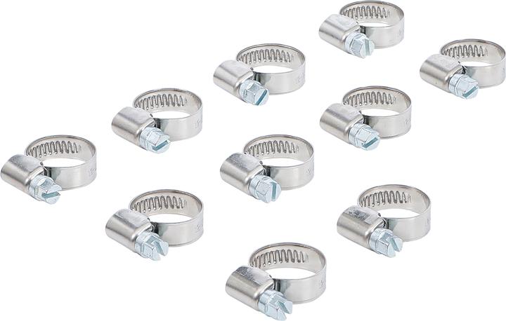 Actual product image BGS Hose Clamps Stainless 12 x 20 mm 10 pcs. (Hose clamp, 20 mm)