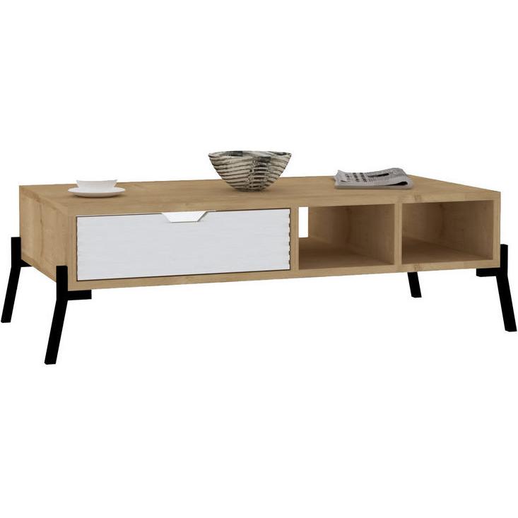 Hanah Home, Couchtisch + Beistelltisch, Pierce (100 x 50 x 28 cm)