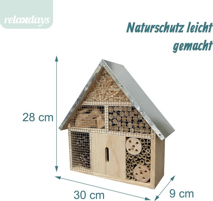 Immagine prodotto Relaxdays Insettario (Api, Coccinelle, Farfalle, Merletti)