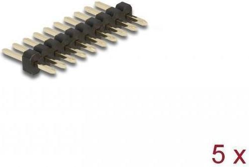 Actual product image Delock Header 10 Pin, Spacing 1,27 mm, 1-row, straight, 5 pieces