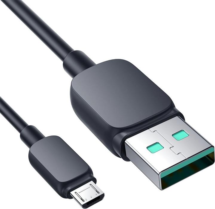 Actual product image Joyroom Color Series USB-A - Micro-USB Cable 2.4A, 2m - Black (2 m)