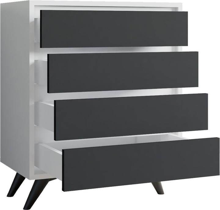 Anthracite, Blanc, écru, Vert clair