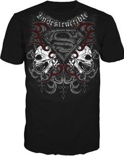 Actual product image Bioworld Merchandising Superman T- Indestructible (M)