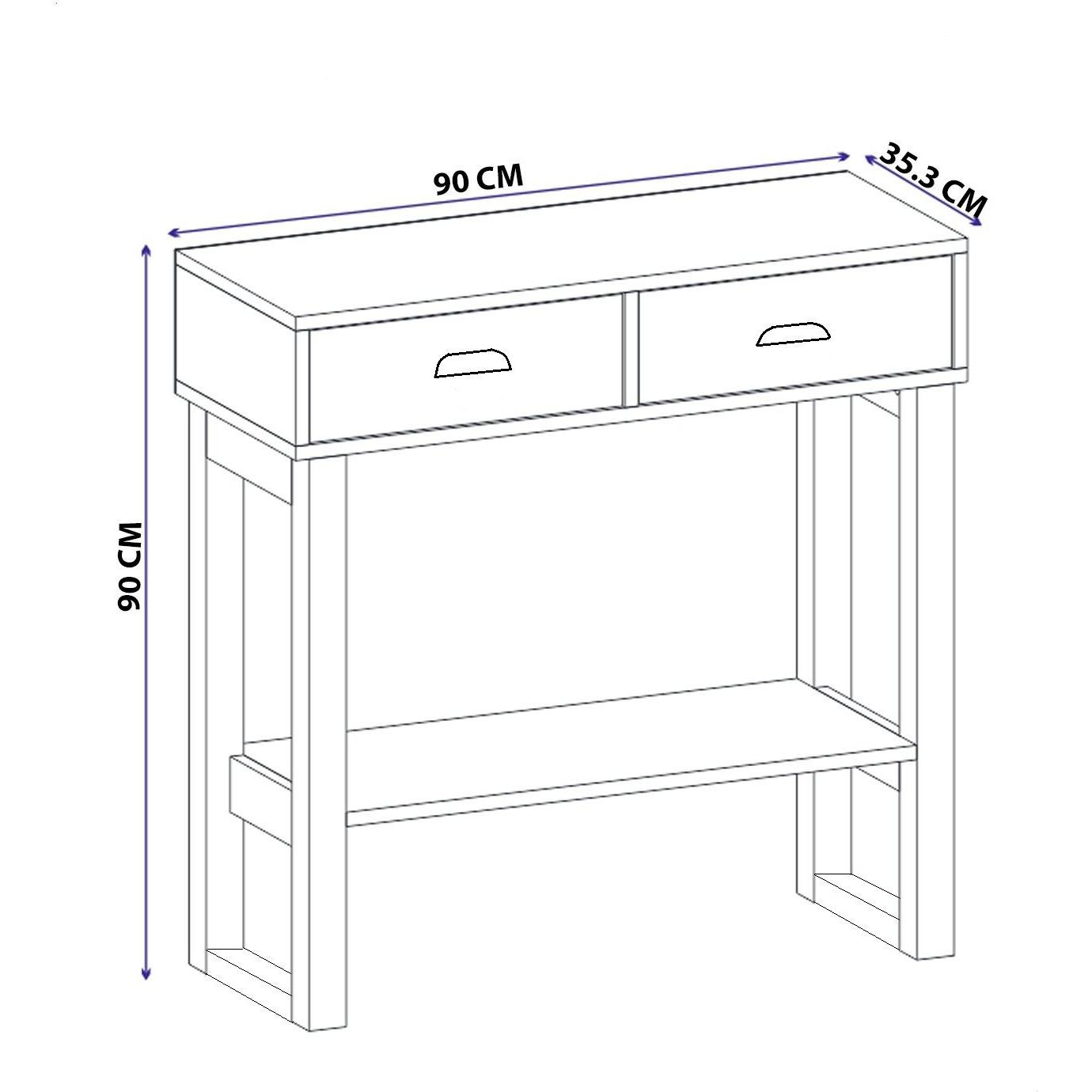 Thumbnail - Kalune Design, Kommode + Sideboard, Axton (90 x 35 x 90 cm)