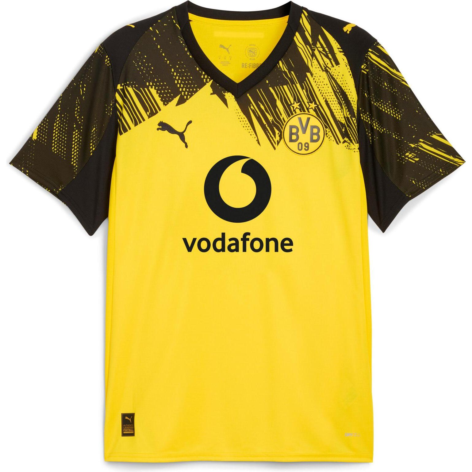 Puma, Uomini, Maglietta calcio, Maglia BVB Home Replica (XL), Giallo, XL