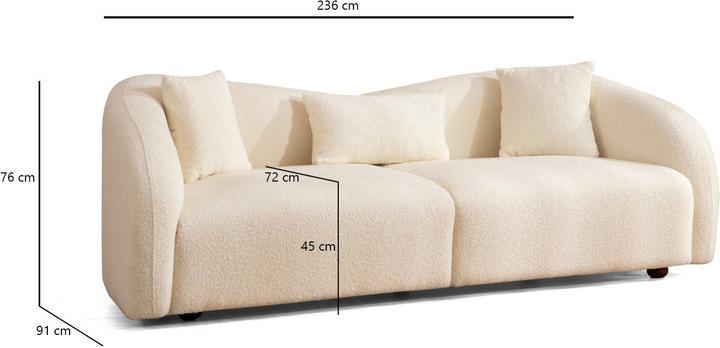 Produktbild Atelier del Sofa Damien (3-Sitzer)