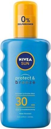 Immagine prodotto NIVEA Spray solare Protect and Bronze SPF30 200g (Spray solare, SPF 30, 200 g)