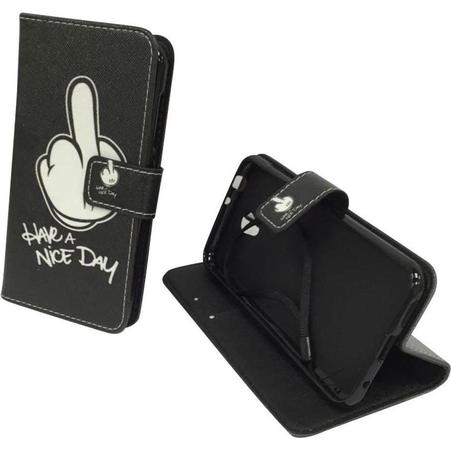 Thumbnail - König Design Schutz Handy Hülle für Vodafone Smart Prime 7 Case Cover Tasche Wallet Etui Neu (Vodafone Smart Prime 7), S...