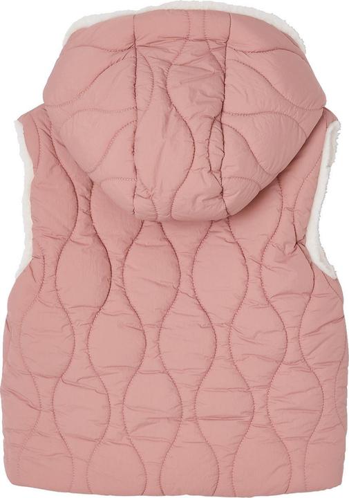 Actual product image Vertbaudet Wendbare Mädchen Steppweste mit Kapuze und Recycling-Wattierung (134)