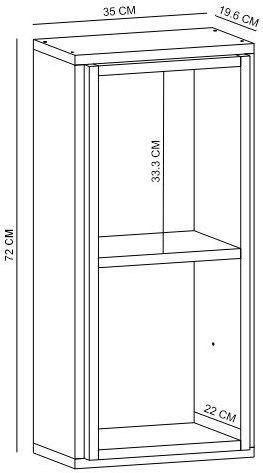 Image du produit Kalune Design Luna (35 x 19.60 x 72 cm)