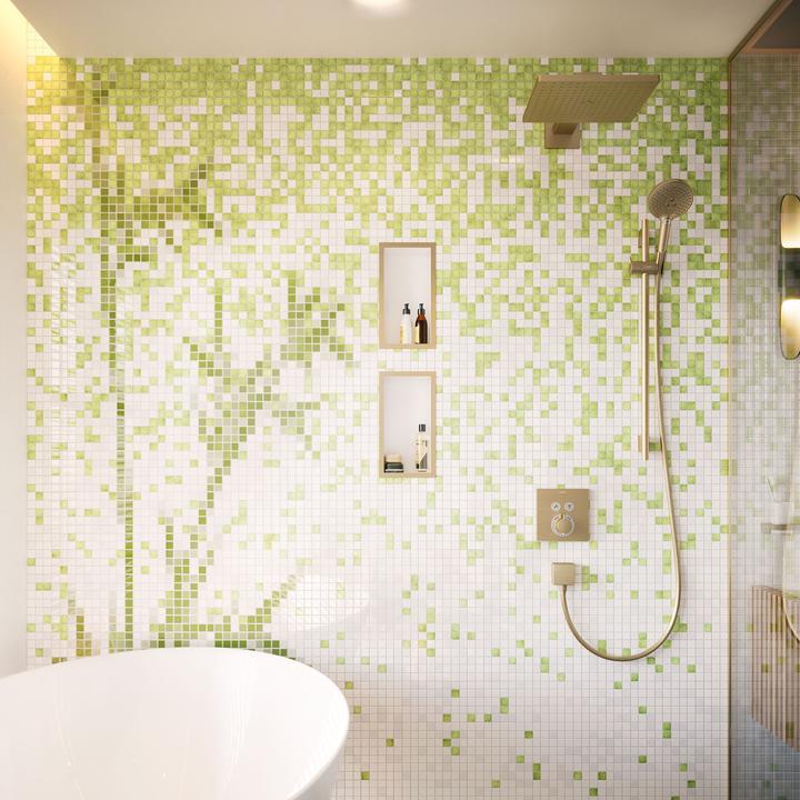 Actual product image hansgrohe Raindance E Rain Shower Head (1 Beam type, 7.40 l/min)