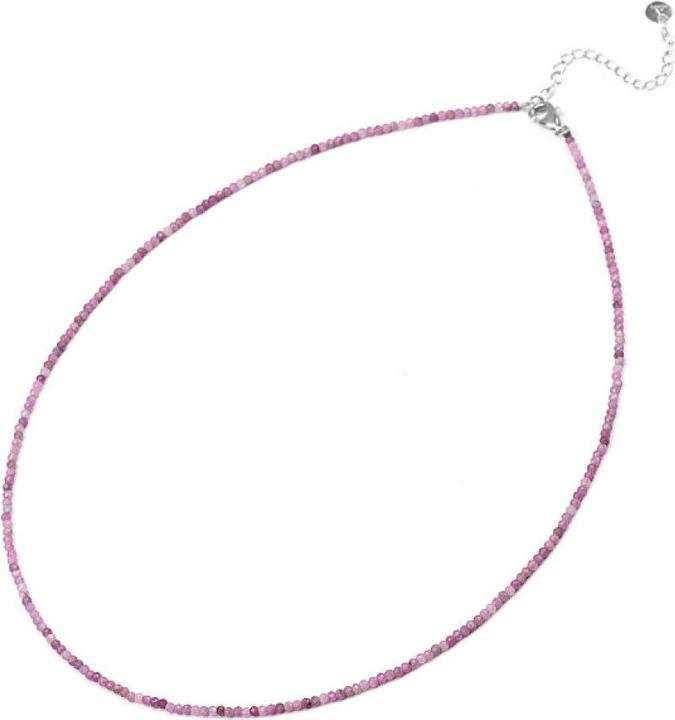 Image du produit Agato - Beaded mineral necklace with ruby POL-N12/47L