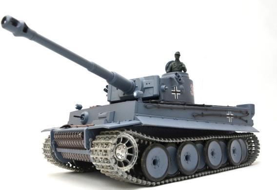Produktbild Heng Long RC Panzer "German Tiger I"1:16 Mit Stahlgetriebe Und Metallketten -2,4Ghz Fernsteuerung- (RTR Ready-to-Run)