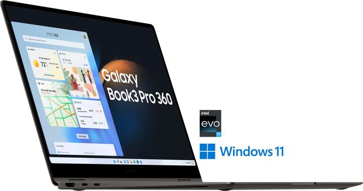 Image du produit Samsung Galaxy Book3 Pro 360 (16", Intel Core i7-1360P, 16 Go, 512 Go, DE)
