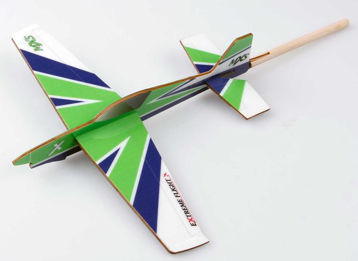 Produktbild Extremeflight-RC mxs grün/weiss stick plane