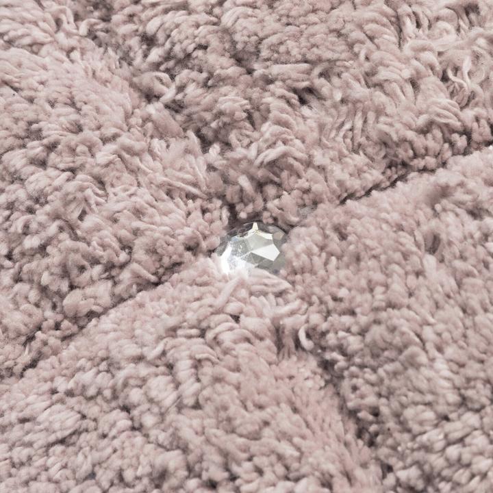 Productafbeelding Eurofirany CHIC 2 zacht vloerkleed, versierd met geometrisch patroon met kristallen, 50X70 cm, kleur: (50 x 70 cm)