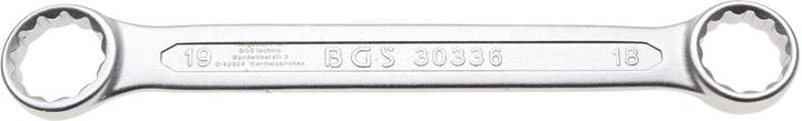 Image du produit BGS Clé polygonales double embouts extra plate 18 x 19 mm (19 mm, 18 mm)