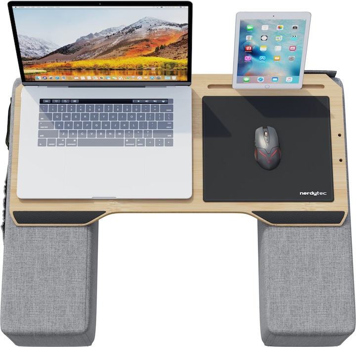 Actual product image Nerdytec CYWORX - Premium Lapdesk - Laptop rest for couch & bed