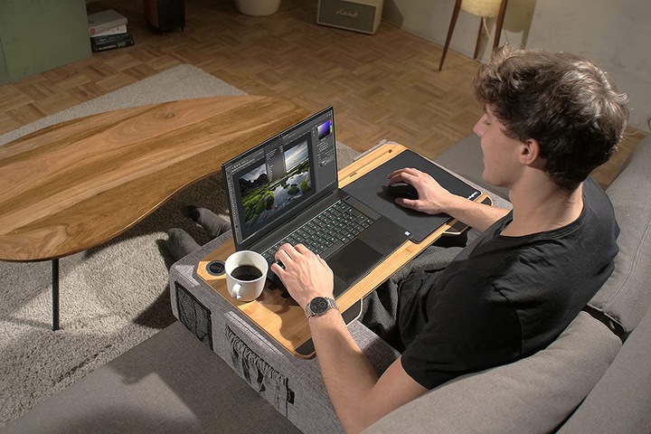 Actual product image Nerdytec CYWORX - Premium Lapdesk - Laptop rest for couch & bed