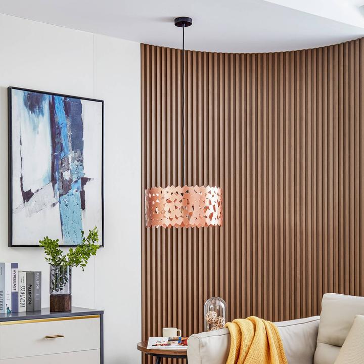 Produktbild Lucande Hängeleuchte Aeloria, kupfer, Ø 45 cm, Eisen, E27 (E27)