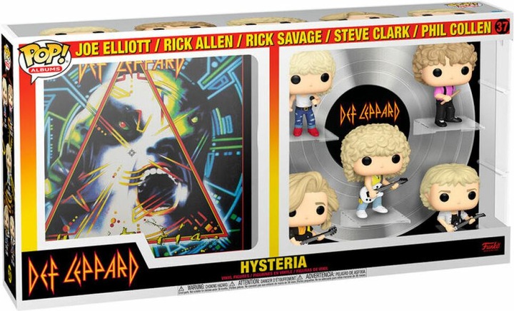 Actual product image Funko POP Album Deluxe Def Leppard Hysteria