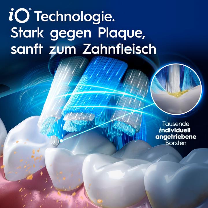 Actual product image Oral-B iO Series 6, White Luxe Edition Elektrische Zahnbürste (Oscillating toothbrush)