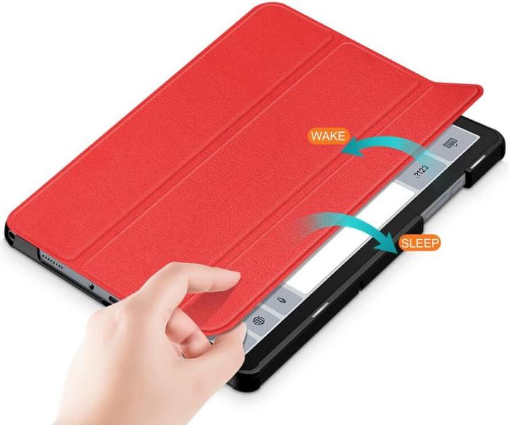 Image du produit Cover-Discount Galaxy Tab A9 - Étui Smart Tri-fold rouge (Galaxy Tab A9)