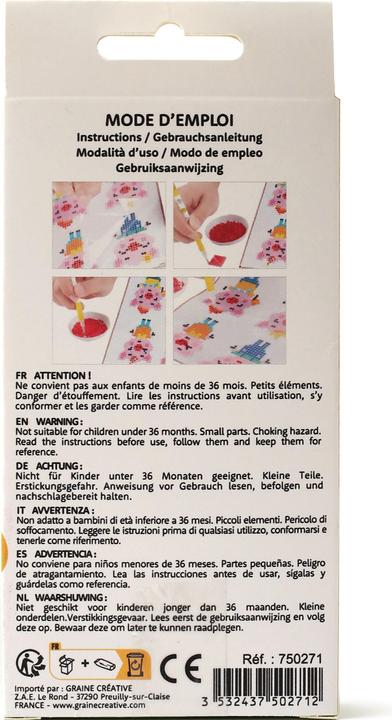 Produktbild Creative Diamond Mosaik Sticker Set - Avocado