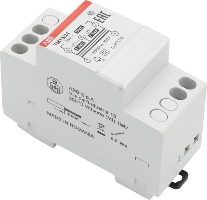 Image du produit ABB TM15/24 Transformateur de sonnerie