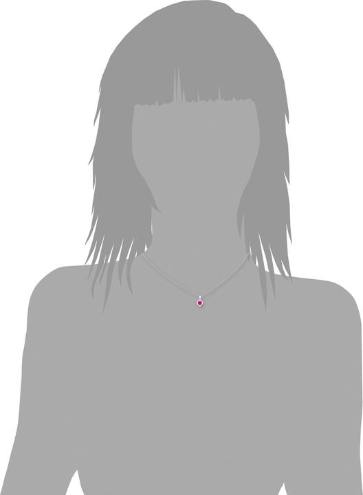 Image du produit Amor cardiaque (Argent, Zircone)