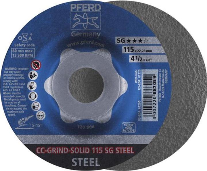Produktbild Pferd CCGRINDSchleifscheibe CCGRINDSOLID SG STEEL