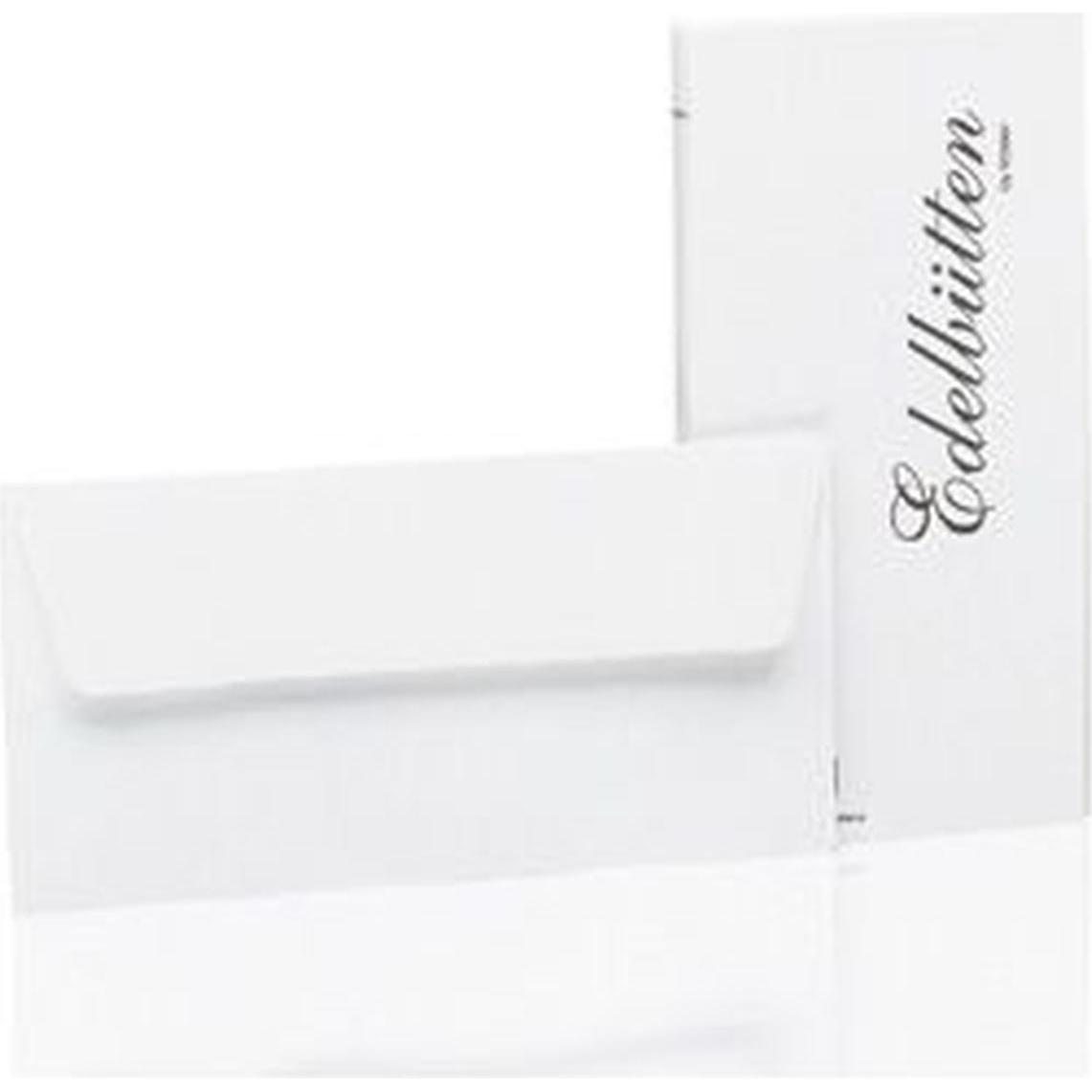 Rössler, Briefumschlag, Briefhülle DL SF 20ST weiss Edelbütten (20 x)